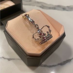 Vintage Silver Juicy Couture Crown Charm